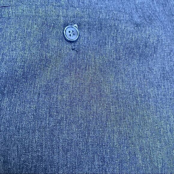 VINTAGE LEVIS ACTION SLACKS SLATE BLUE FLAT FRONT PANTS MADE IN THE USA 38x31 - Picture 5 of 10